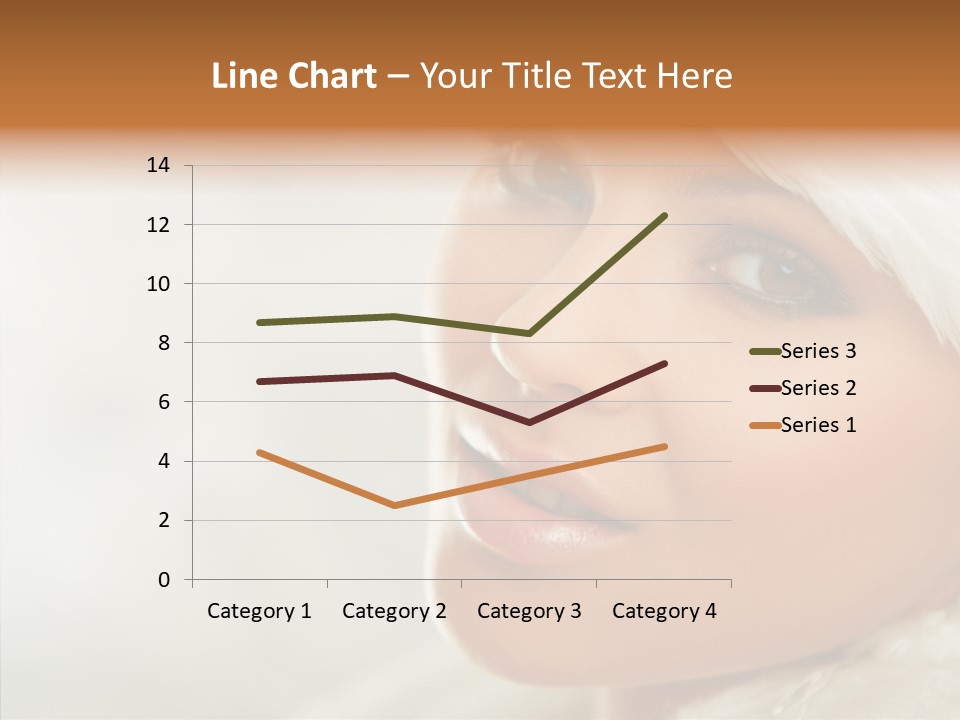 White Stylish Portrait PowerPoint Template