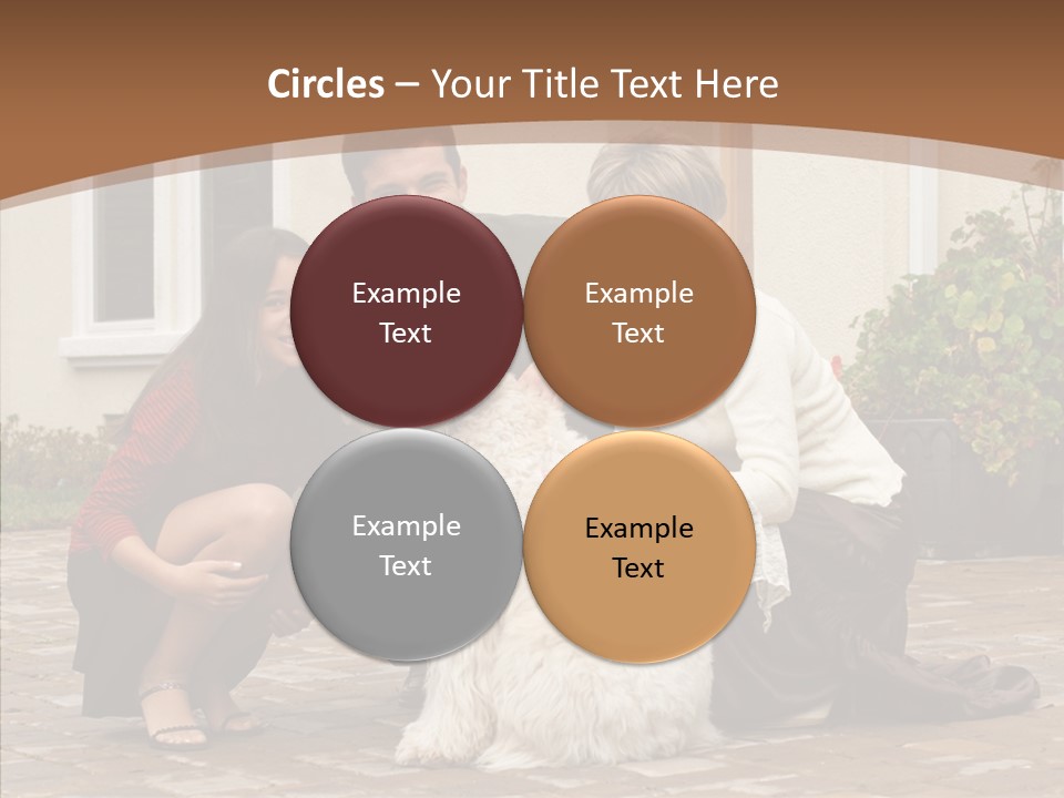 Beautiful Suburban Pets PowerPoint Template