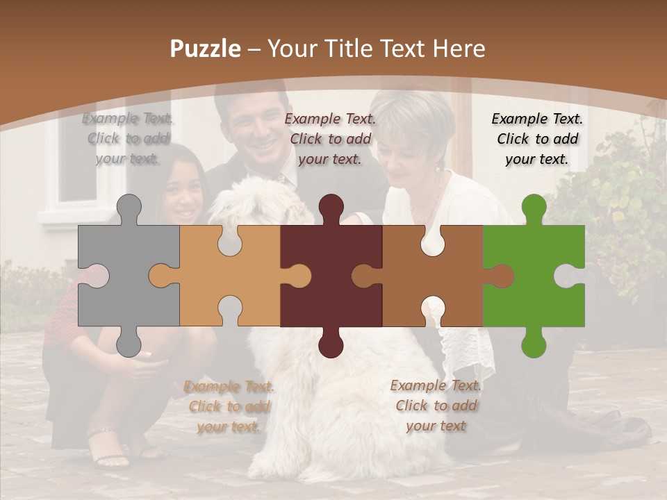 Beautiful Suburban Pets PowerPoint Template