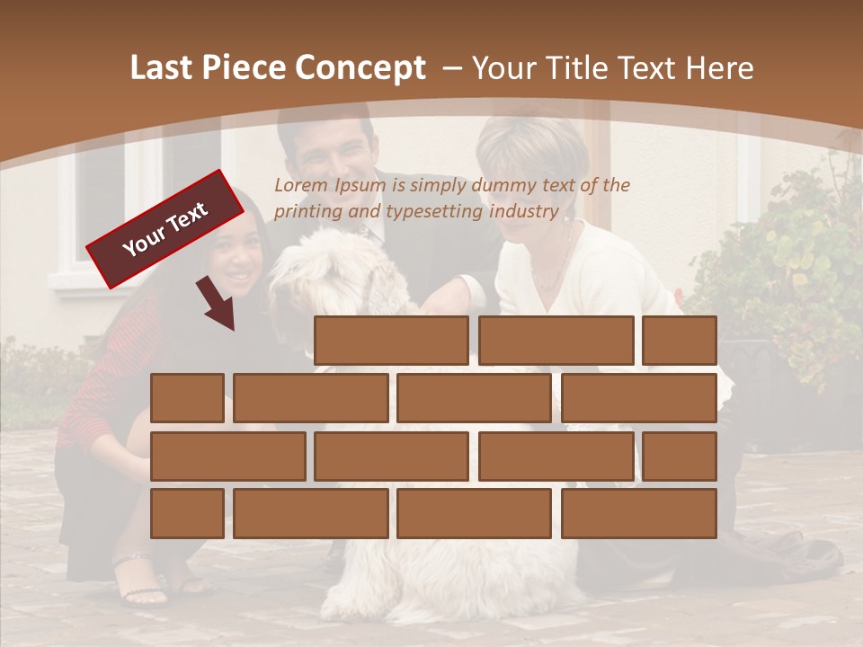 Beautiful Suburban Pets PowerPoint Template