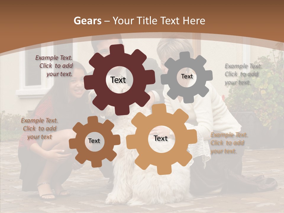 Beautiful Suburban Pets PowerPoint Template