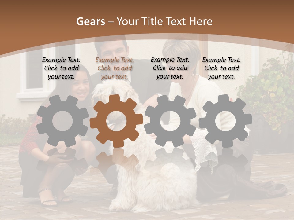 Beautiful Suburban Pets PowerPoint Template