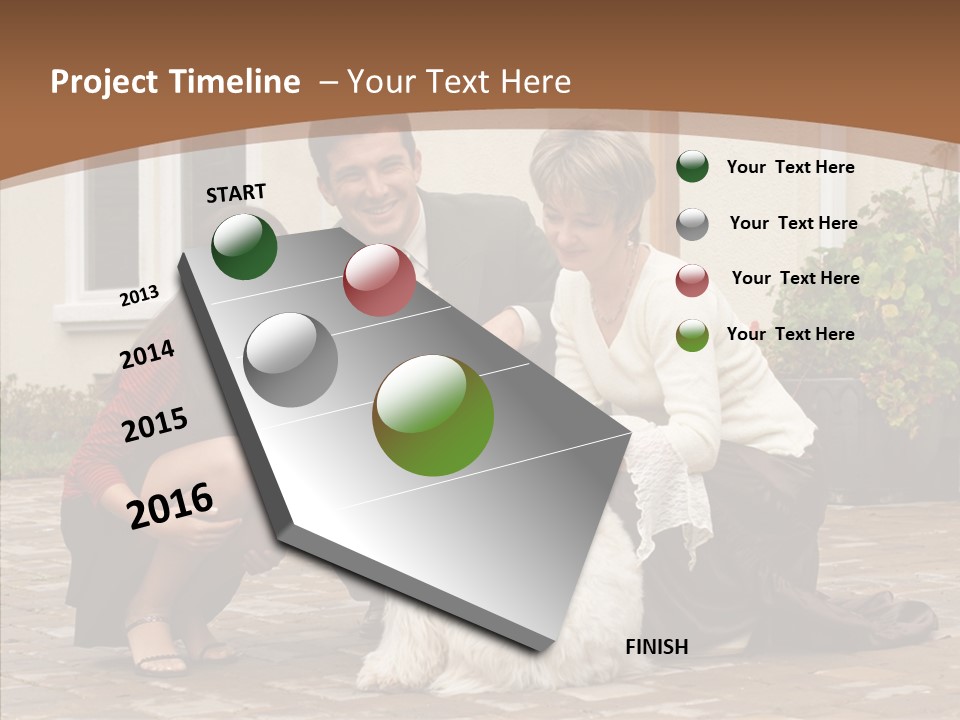 Beautiful Suburban Pets PowerPoint Template