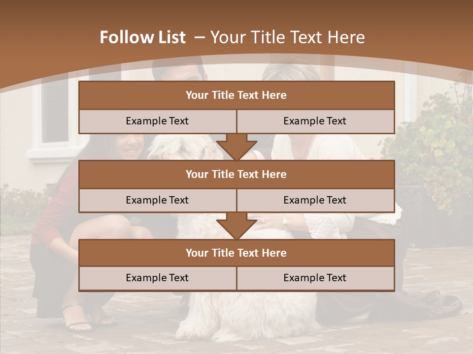 Beautiful Suburban Pets PowerPoint Template