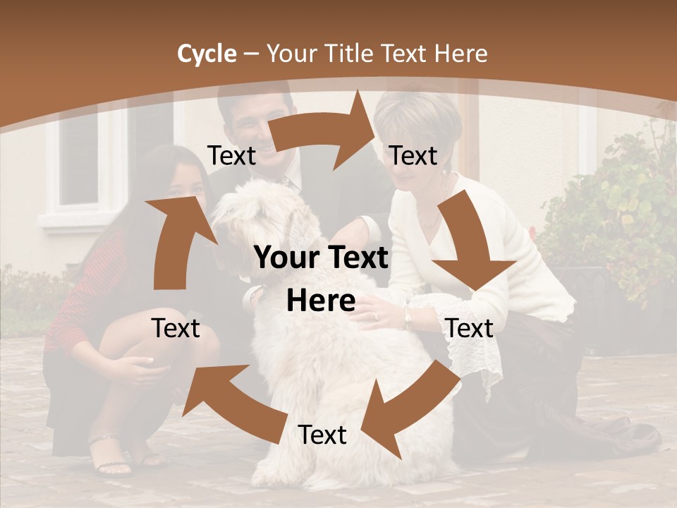 Beautiful Suburban Pets PowerPoint Template