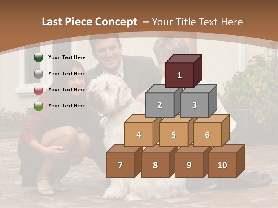 Beautiful Suburban Pets PowerPoint Template