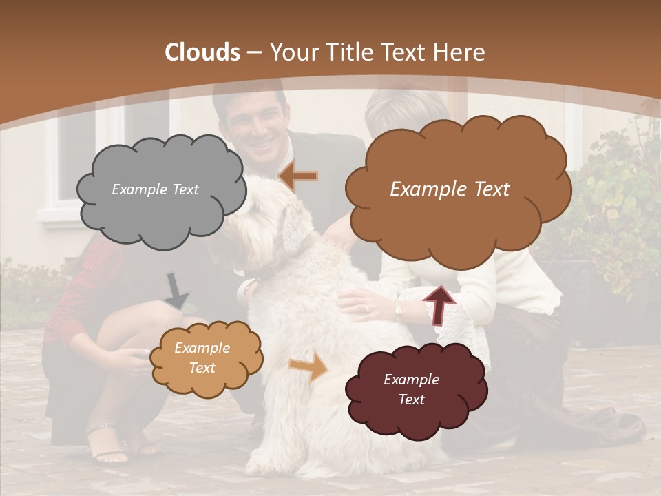 Beautiful Suburban Pets PowerPoint Template