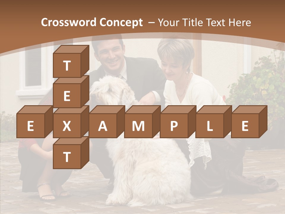 Beautiful Suburban Pets PowerPoint Template