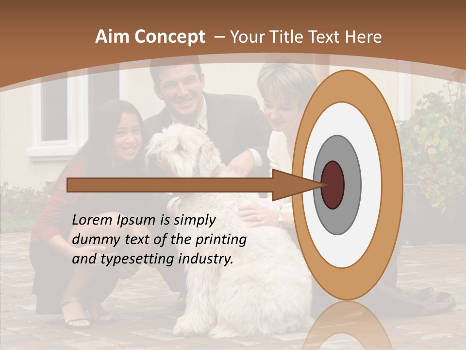 Beautiful Suburban Pets PowerPoint Template