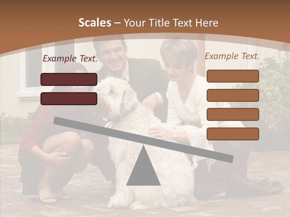 Beautiful Suburban Pets PowerPoint Template