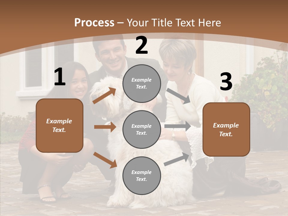 Beautiful Suburban Pets PowerPoint Template