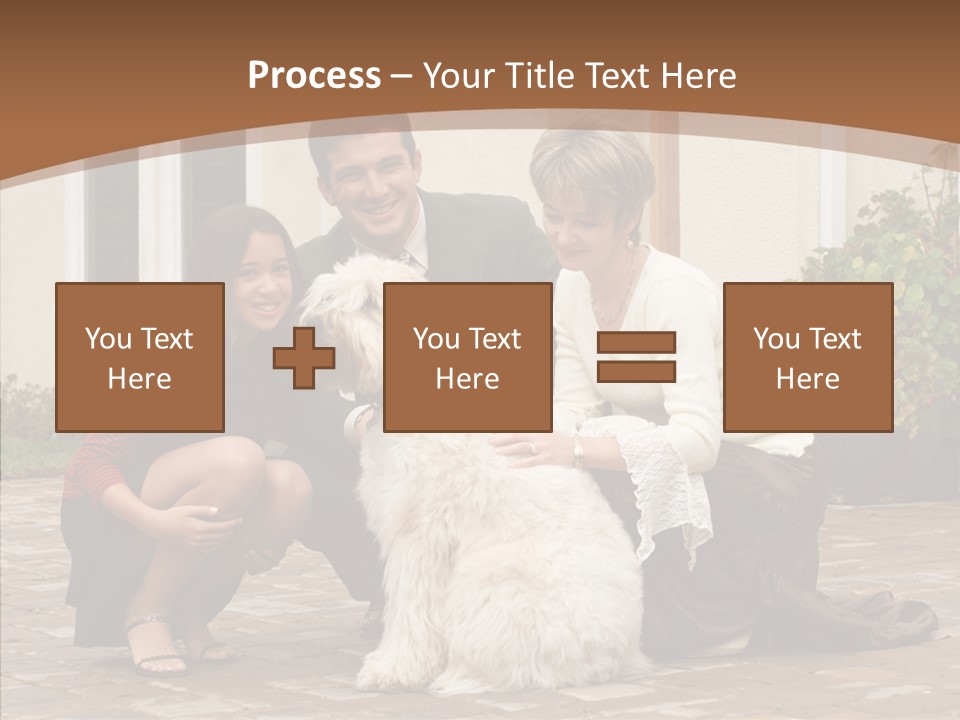 Beautiful Suburban Pets PowerPoint Template