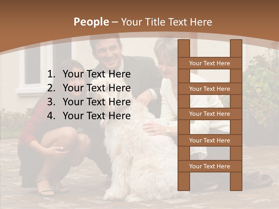Beautiful Suburban Pets PowerPoint Template