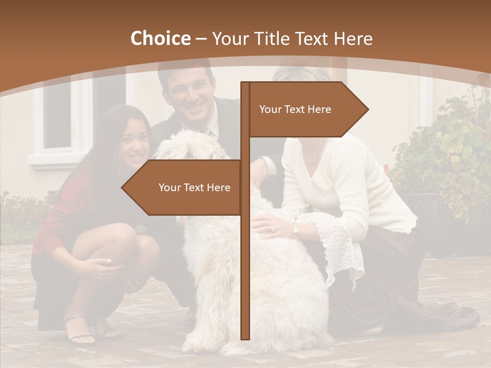 Beautiful Suburban Pets PowerPoint Template