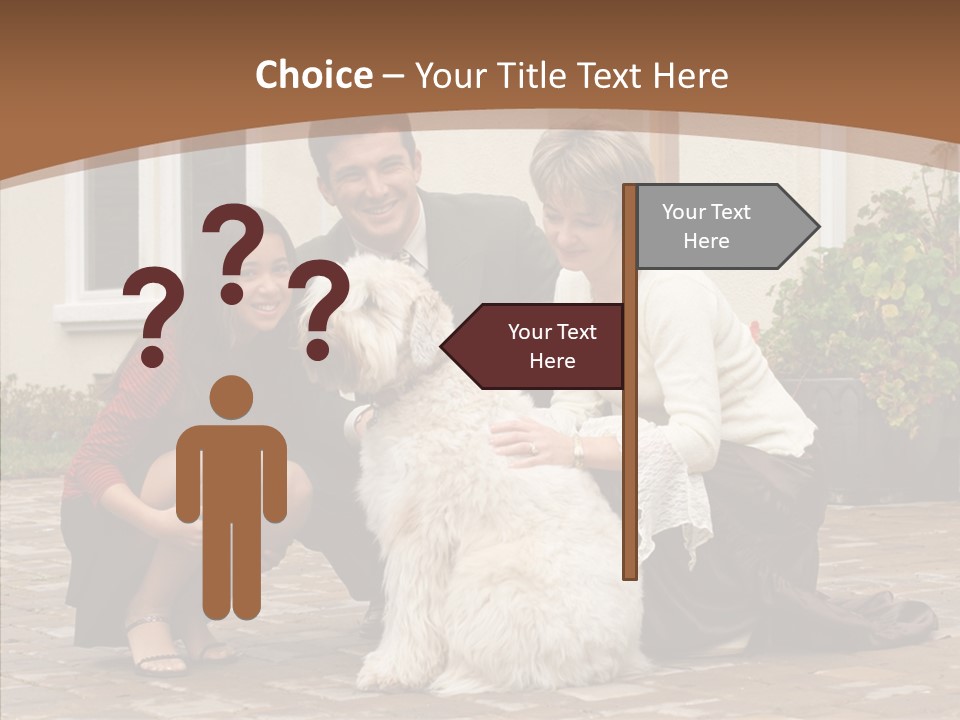 Beautiful Suburban Pets PowerPoint Template