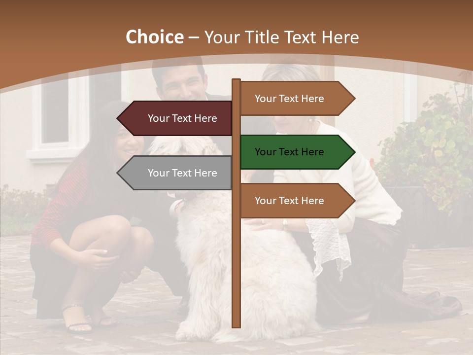 Beautiful Suburban Pets PowerPoint Template