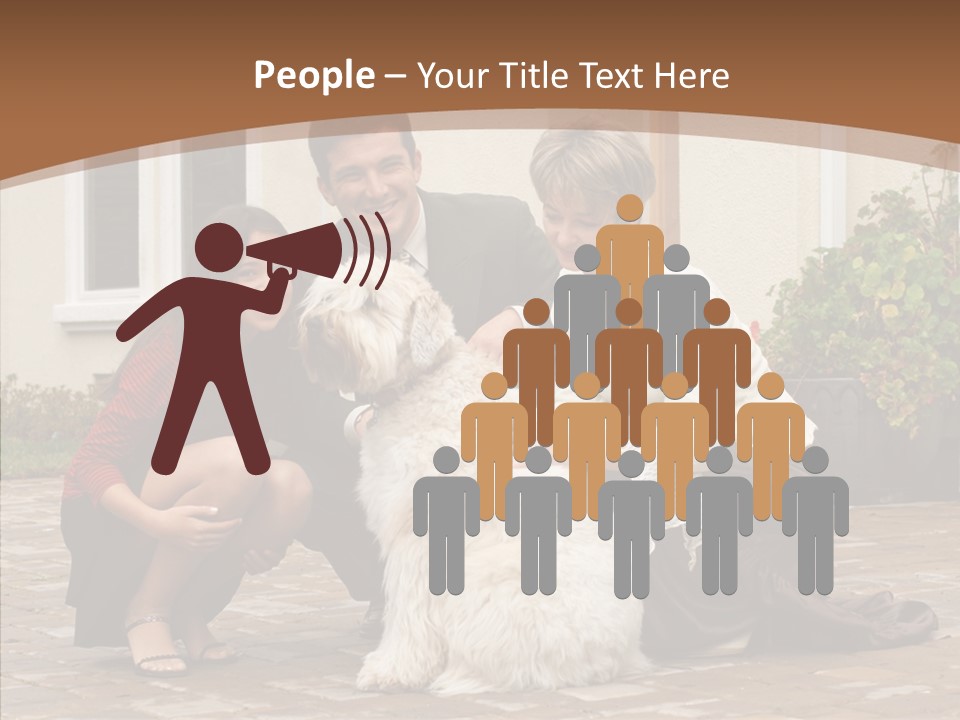 Beautiful Suburban Pets PowerPoint Template