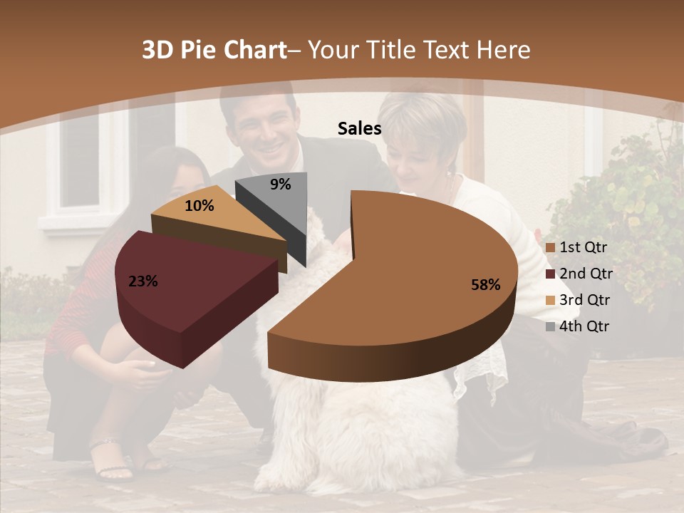 Beautiful Suburban Pets PowerPoint Template