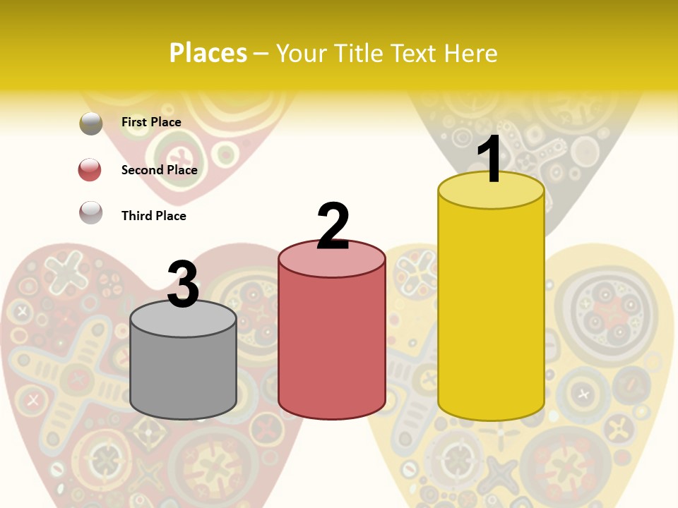 Ornament Set Pattern PowerPoint Template