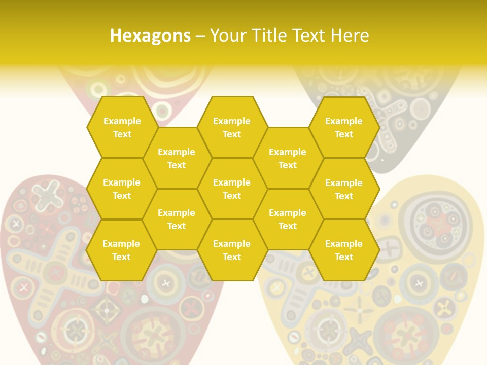 Ornament Set Pattern PowerPoint Template