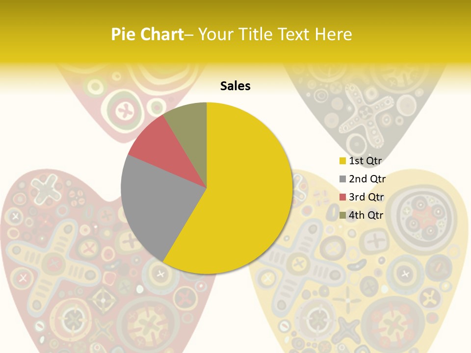 Ornament Set Pattern PowerPoint Template