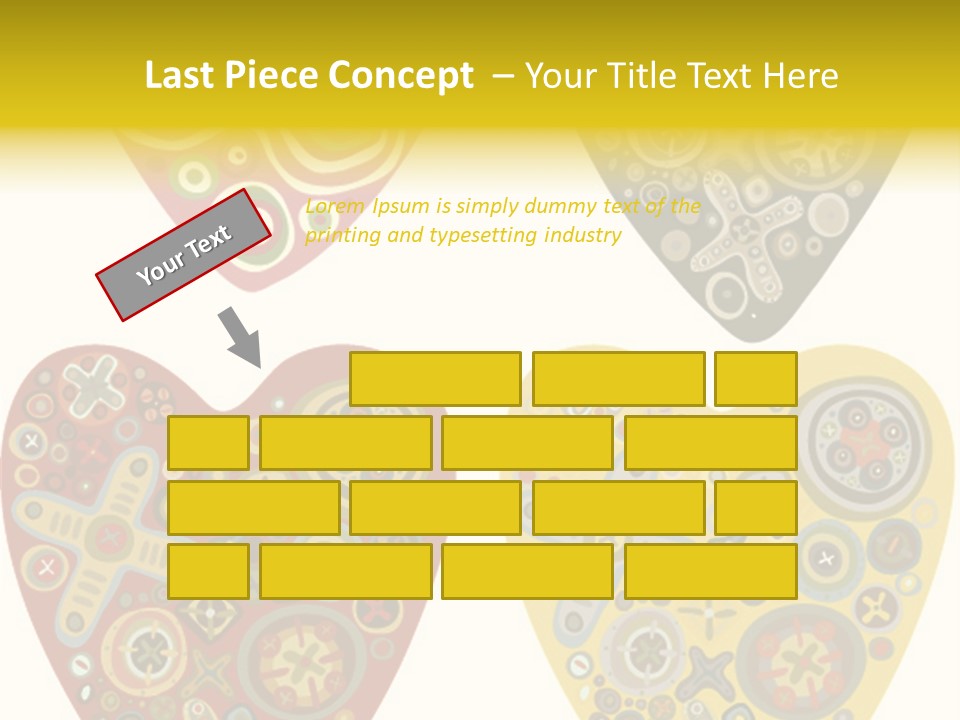 Ornament Set Pattern PowerPoint Template
