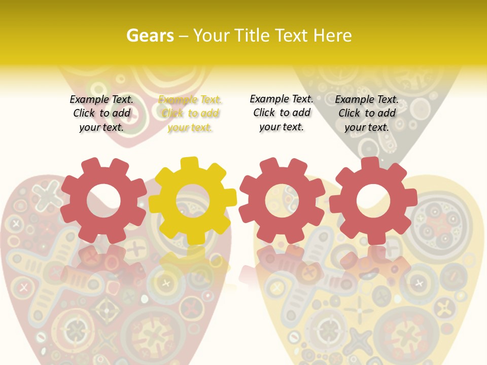 Ornament Set Pattern PowerPoint Template