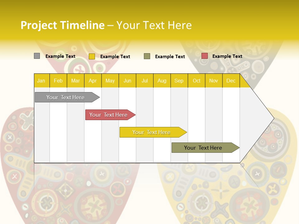 Ornament Set Pattern PowerPoint Template