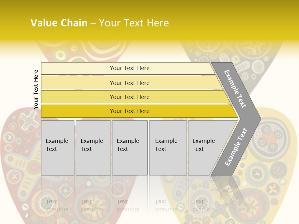 Ornament Set Pattern PowerPoint Template