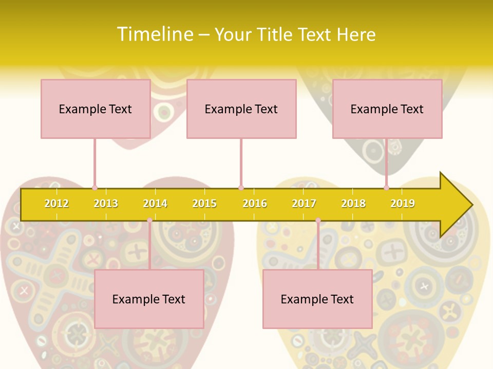 Ornament Set Pattern PowerPoint Template