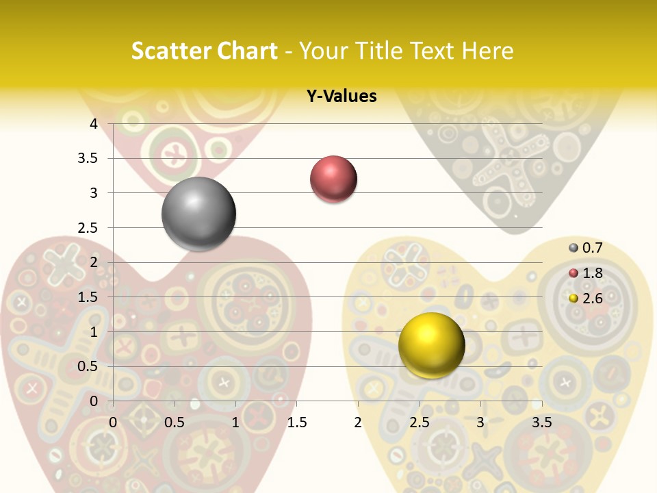 Ornament Set Pattern PowerPoint Template