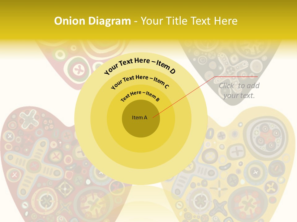 Ornament Set Pattern PowerPoint Template