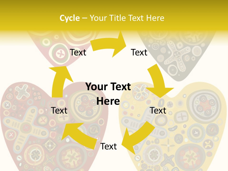 Ornament Set Pattern PowerPoint Template