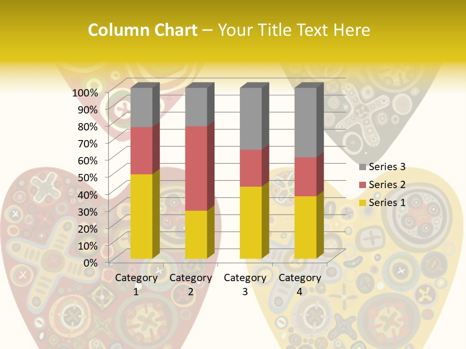Ornament Set Pattern PowerPoint Template