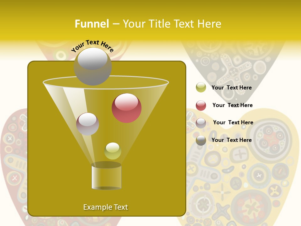 Ornament Set Pattern PowerPoint Template