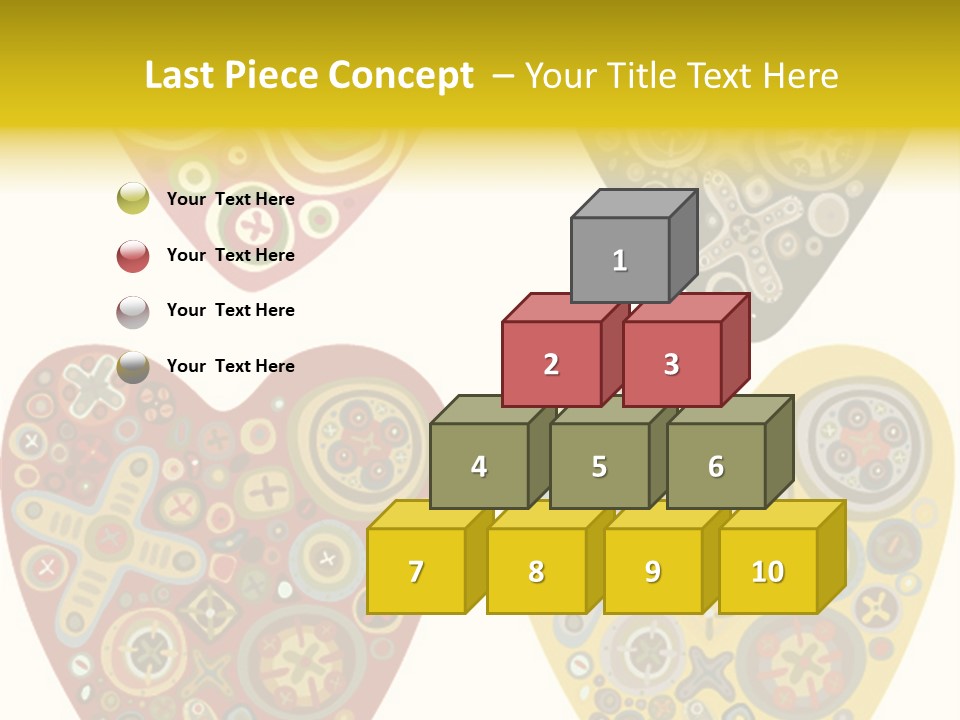 Ornament Set Pattern PowerPoint Template
