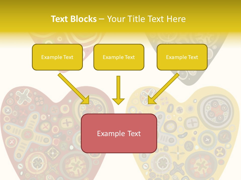 Ornament Set Pattern PowerPoint Template