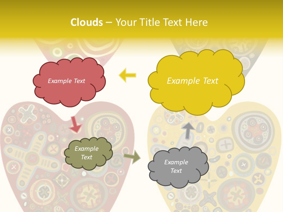 Ornament Set Pattern PowerPoint Template