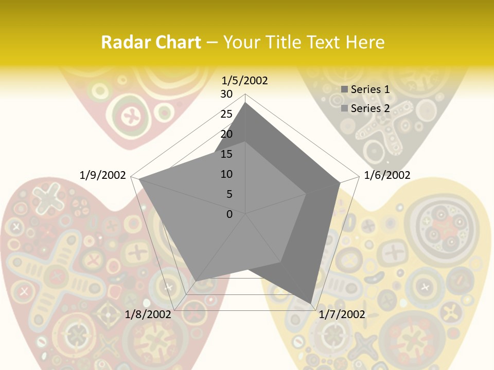 Ornament Set Pattern PowerPoint Template