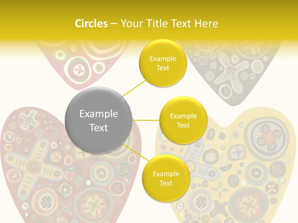 Ornament Set Pattern PowerPoint Template