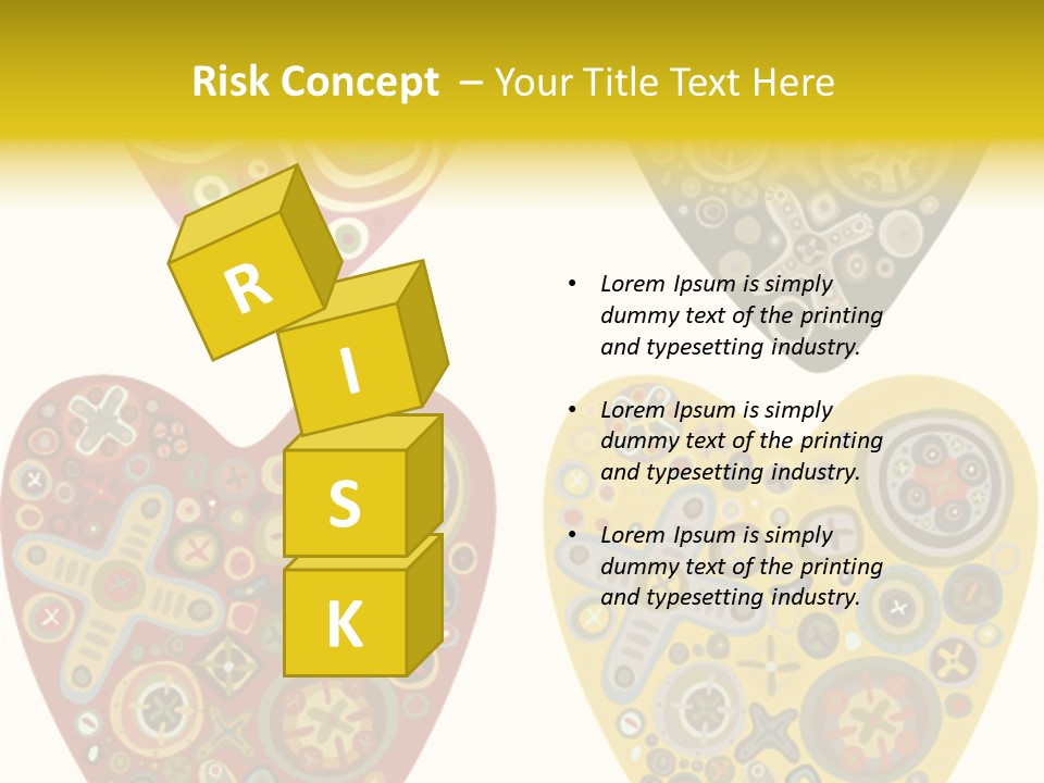Ornament Set Pattern PowerPoint Template