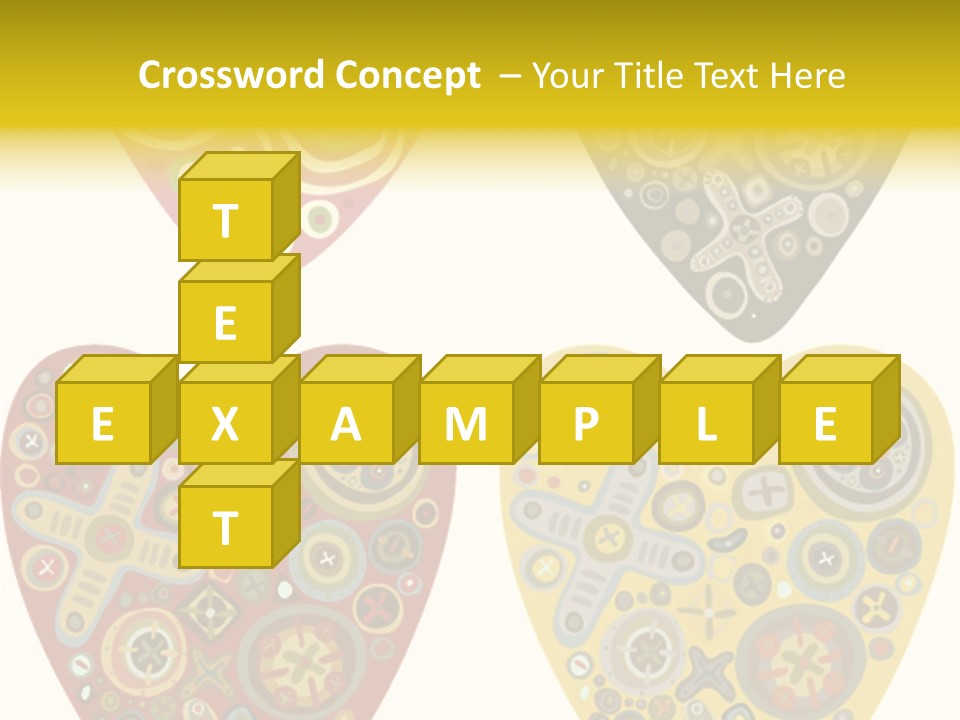 Ornament Set Pattern PowerPoint Template