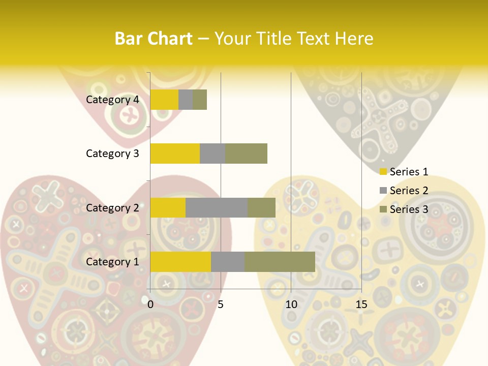 Ornament Set Pattern PowerPoint Template