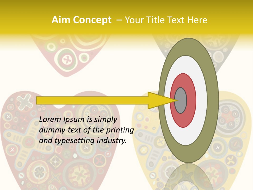 Ornament Set Pattern PowerPoint Template