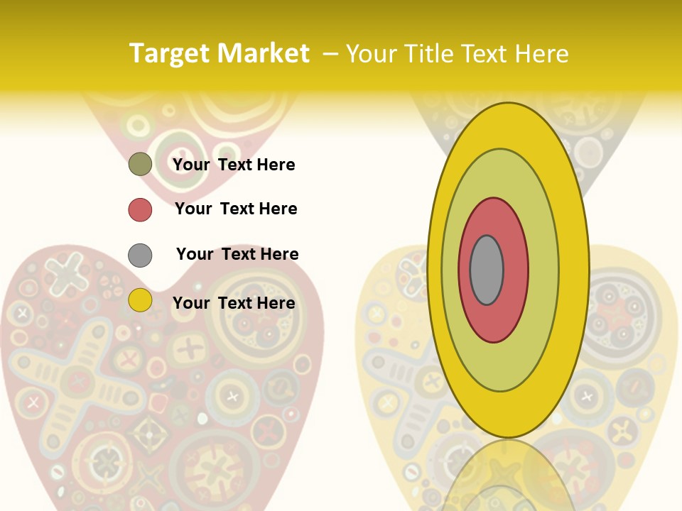 Ornament Set Pattern PowerPoint Template