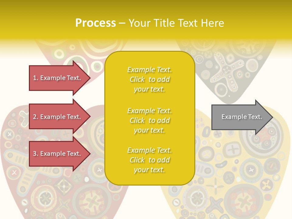 Ornament Set Pattern PowerPoint Template