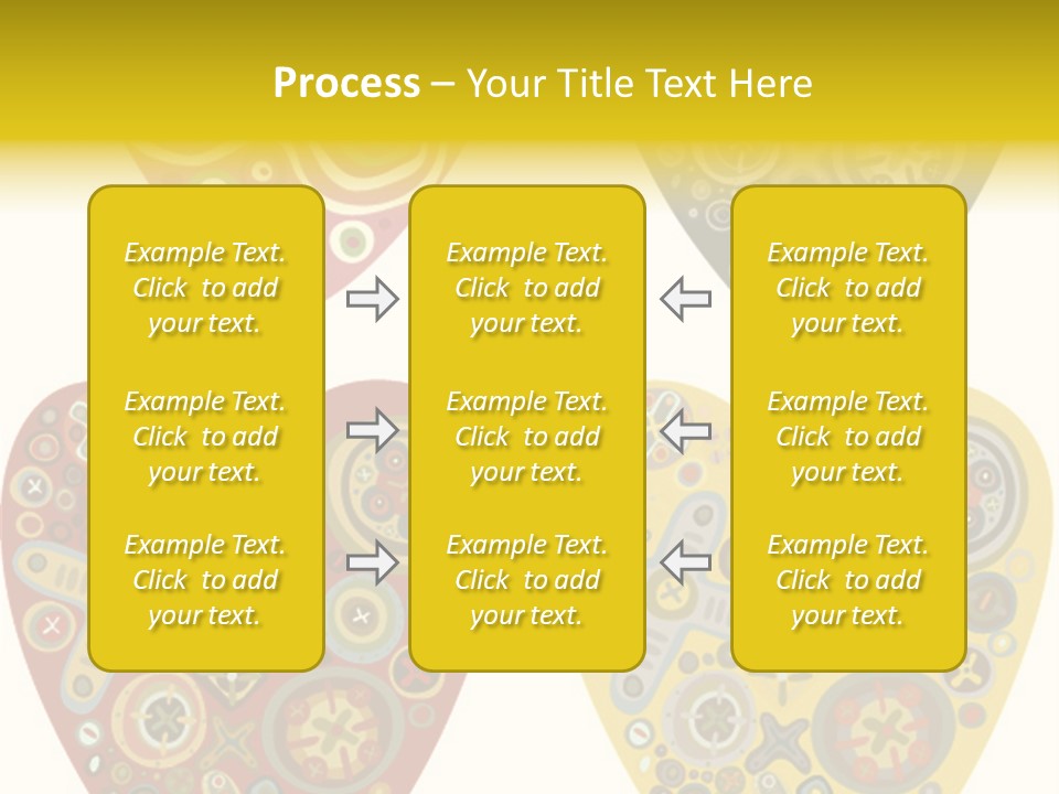Ornament Set Pattern PowerPoint Template