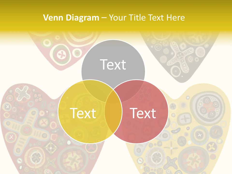Ornament Set Pattern PowerPoint Template