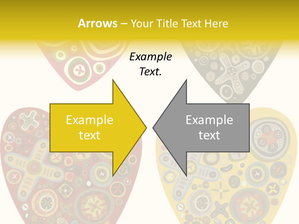 Ornament Set Pattern PowerPoint Template
