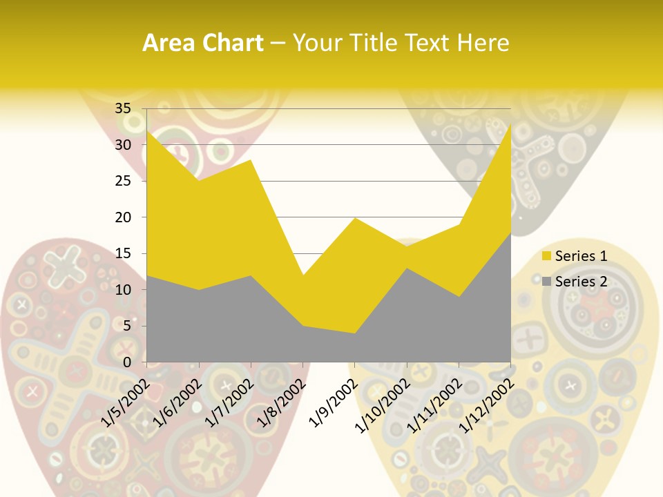 Ornament Set Pattern PowerPoint Template